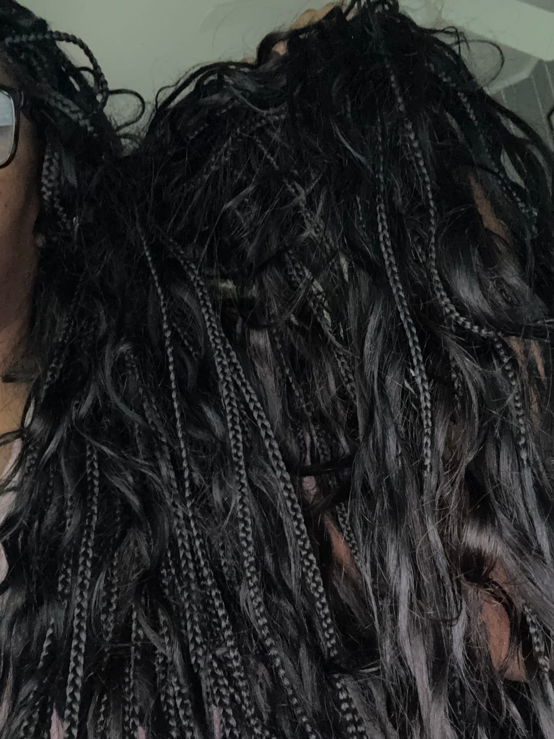 Customer photo review of Brushable Miracle Knots Crochet Hair Body Wave