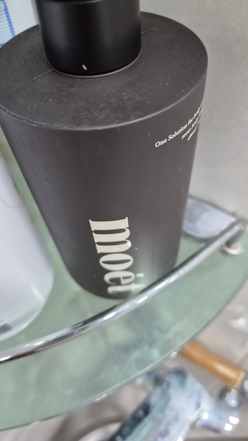 Customer photo review of moét Scalp Shampoo — Sulfate-Free Scalp Care 480ml