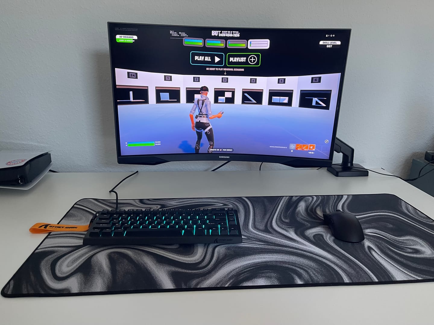 Customer photo review of LIQUID ─ SPEED ǀ GAMING MOUSEPAD