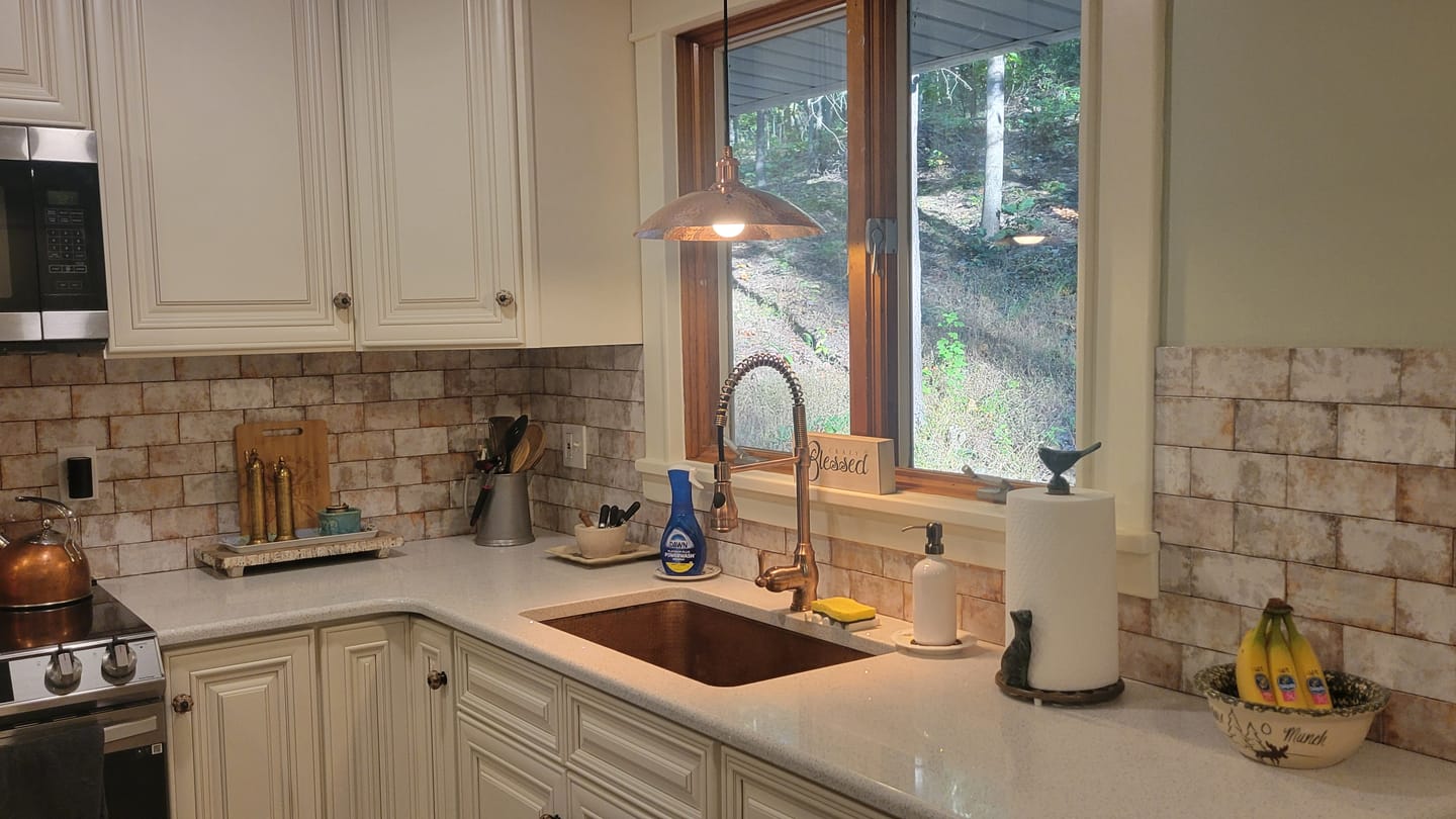 Customer photo review of Copper Light Fixture, Hammered Solid Copper Dome Pendant Light, Ceiling Light