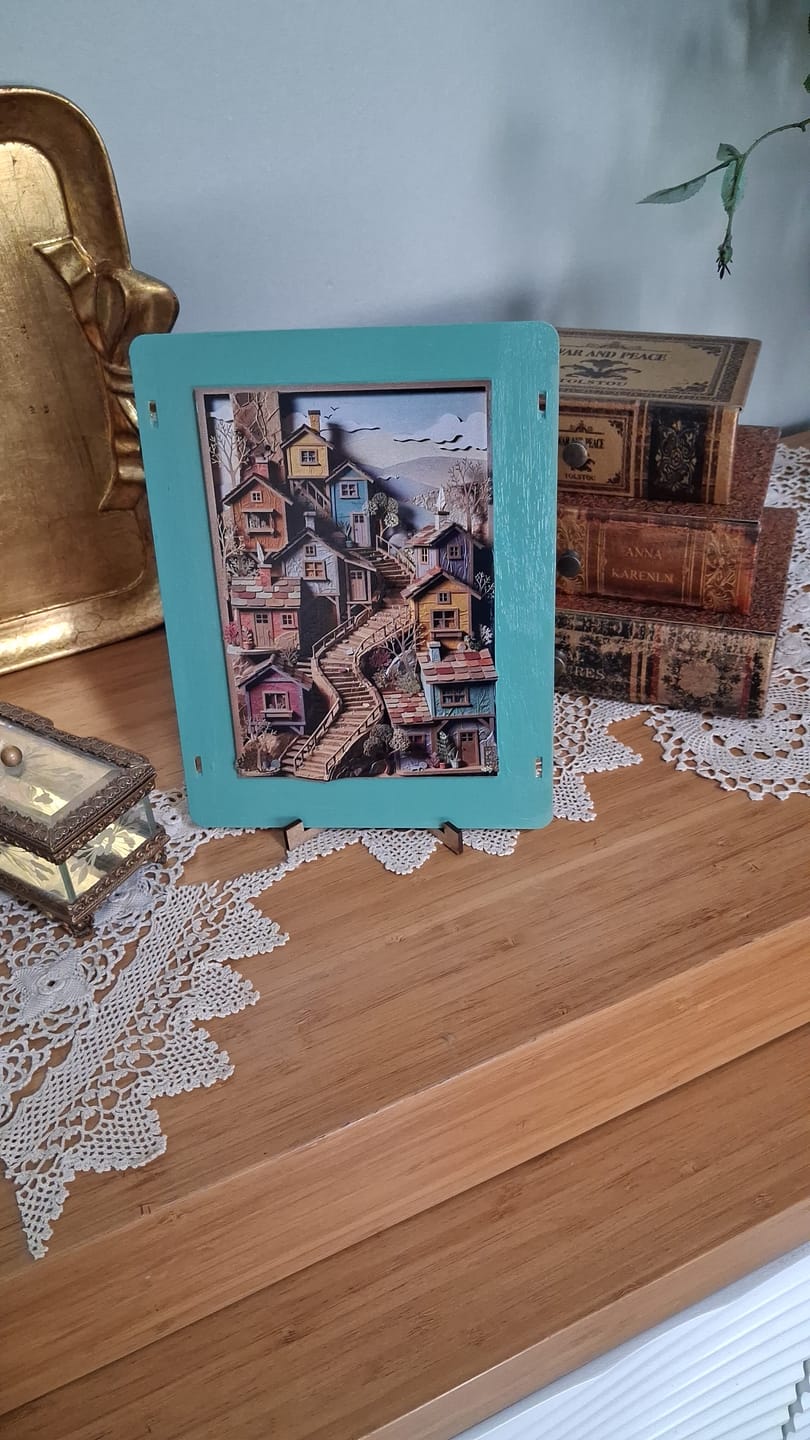 Customer photo review of Masal Sokağı - Ahşap Puzzle