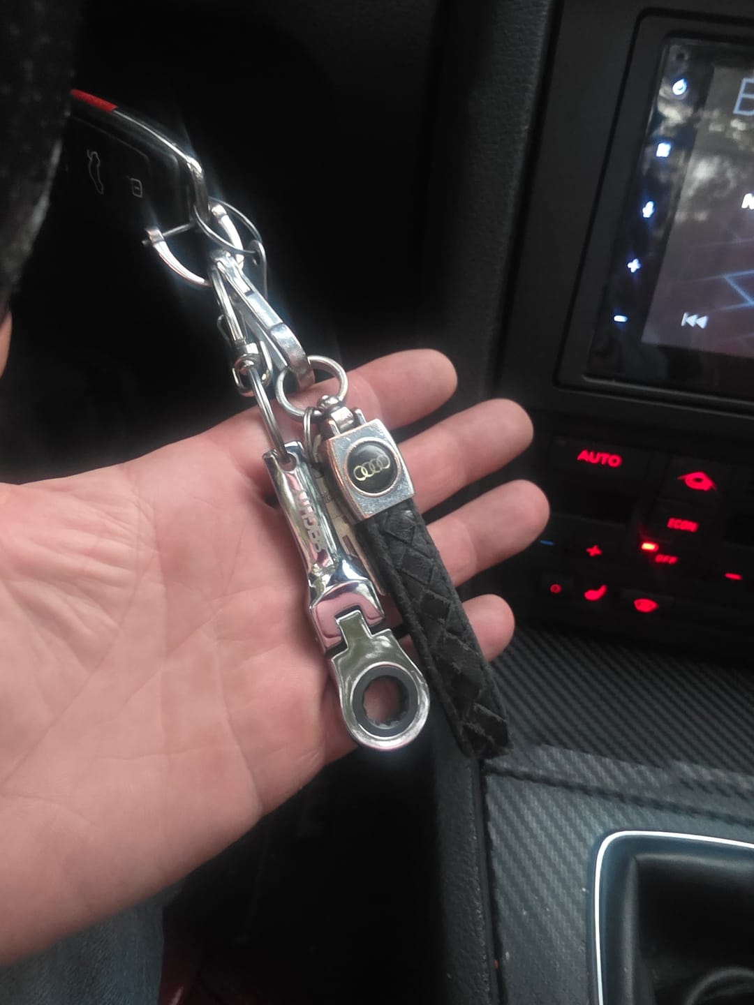 Customer photo review of 80Eighty® 10mm Wrench Keychain