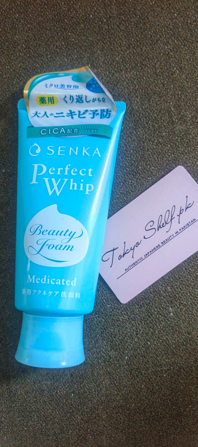 Customer photo review of Senka Perfect Whip Acne Care 120g - Medicated Foam Cleanser