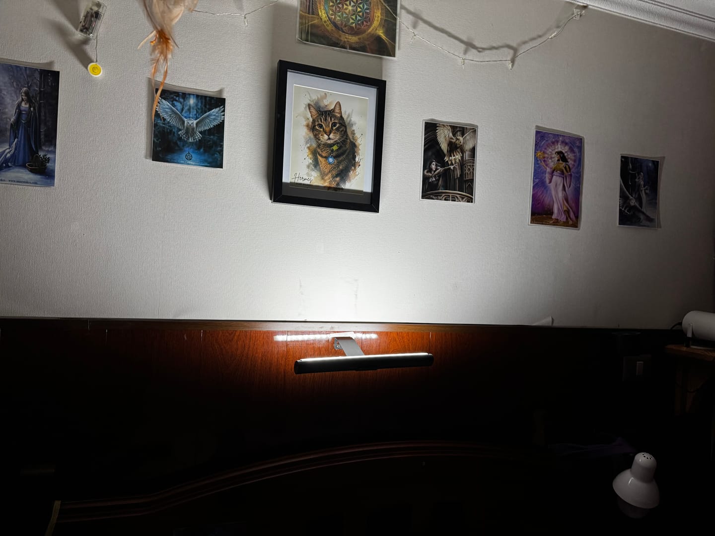 Customer photo review of Lámpara Mural Recargable - 32 cm / 3 Tonos de Luz