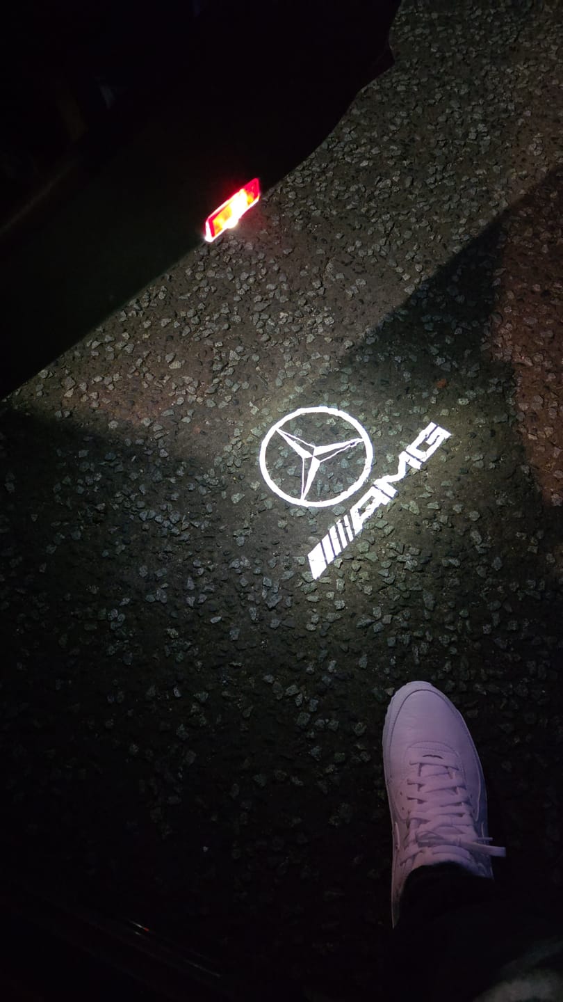 Customer photo review of MERCEDES DOOR LIGHTS