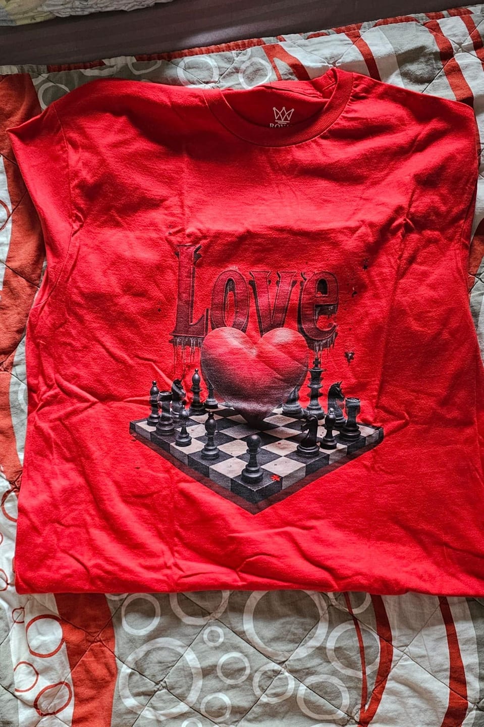 Customer photo review of The Shape of a Knight T-Shirt