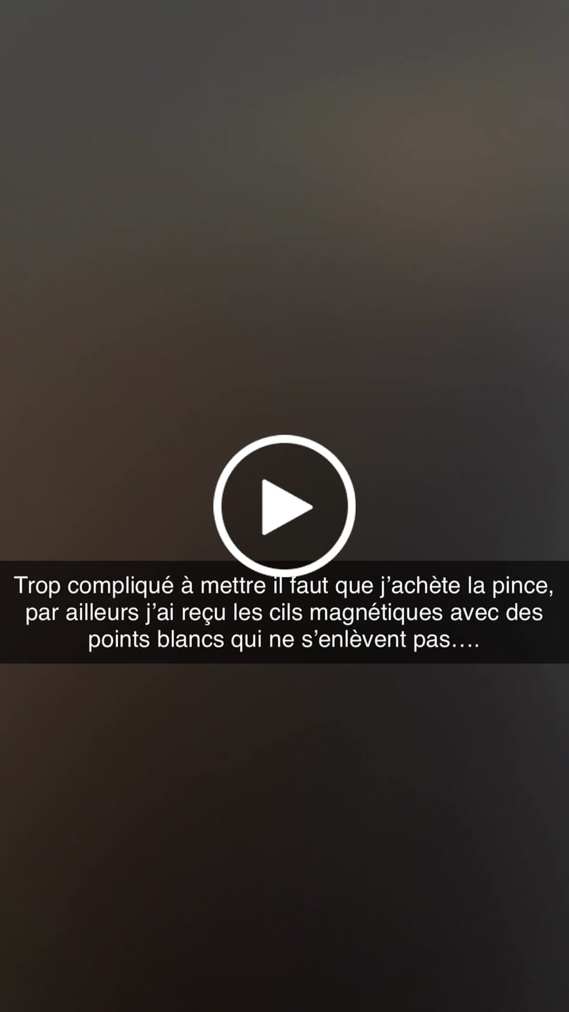 Customer video review of CILS MAGNÉTIQUE