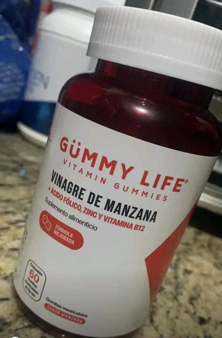 Customer photo review of GOMITAS DE VINAGRE DE MANZANA