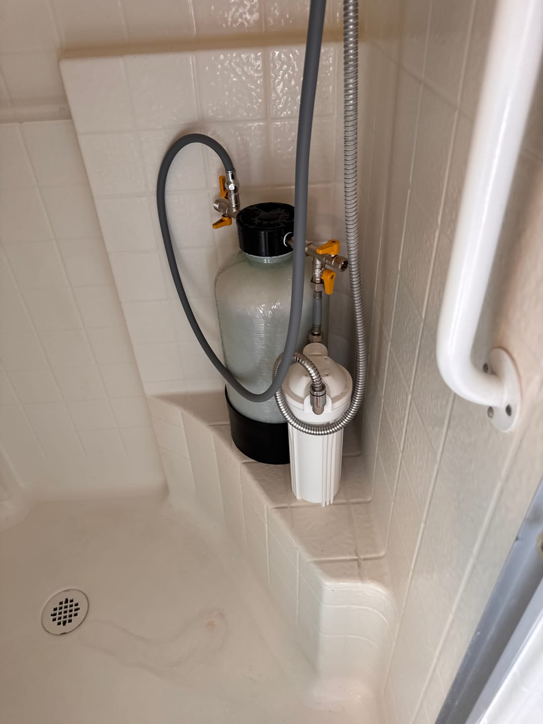 Customer photo review of Shower Water Softener System for Hard Water