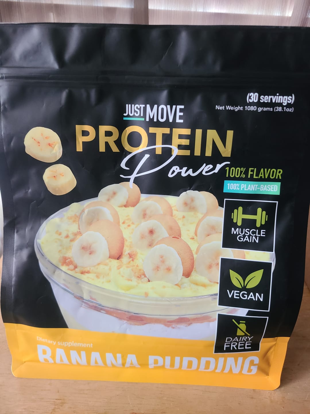 Customer photo review of Banana Pudding Protein