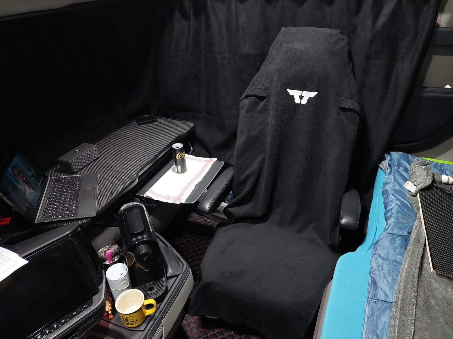 Customer photo review of Waterproof Truck Towel Seat Cover