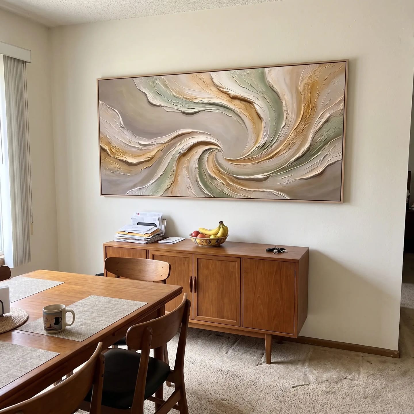 Customer photo review of Textured 3D Flowing Centered Motion #TE129
