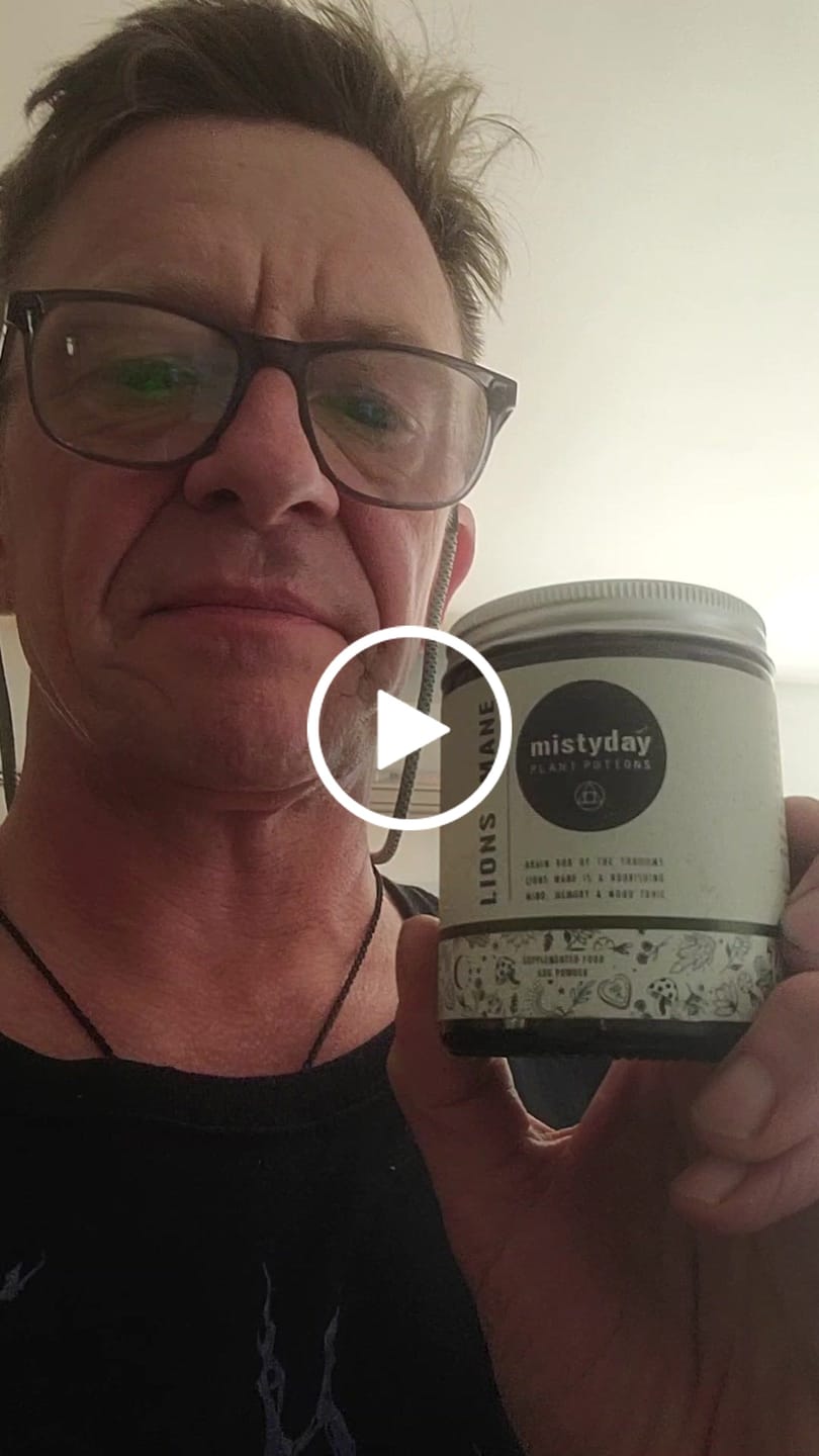 Customer video review of Lions Mane Extract