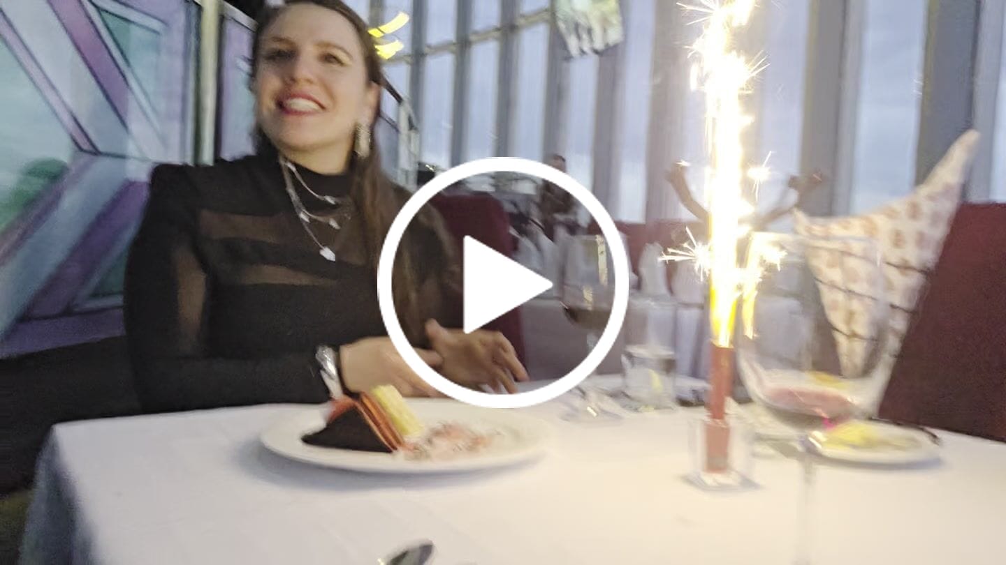 Customer video review of Menú Bellini