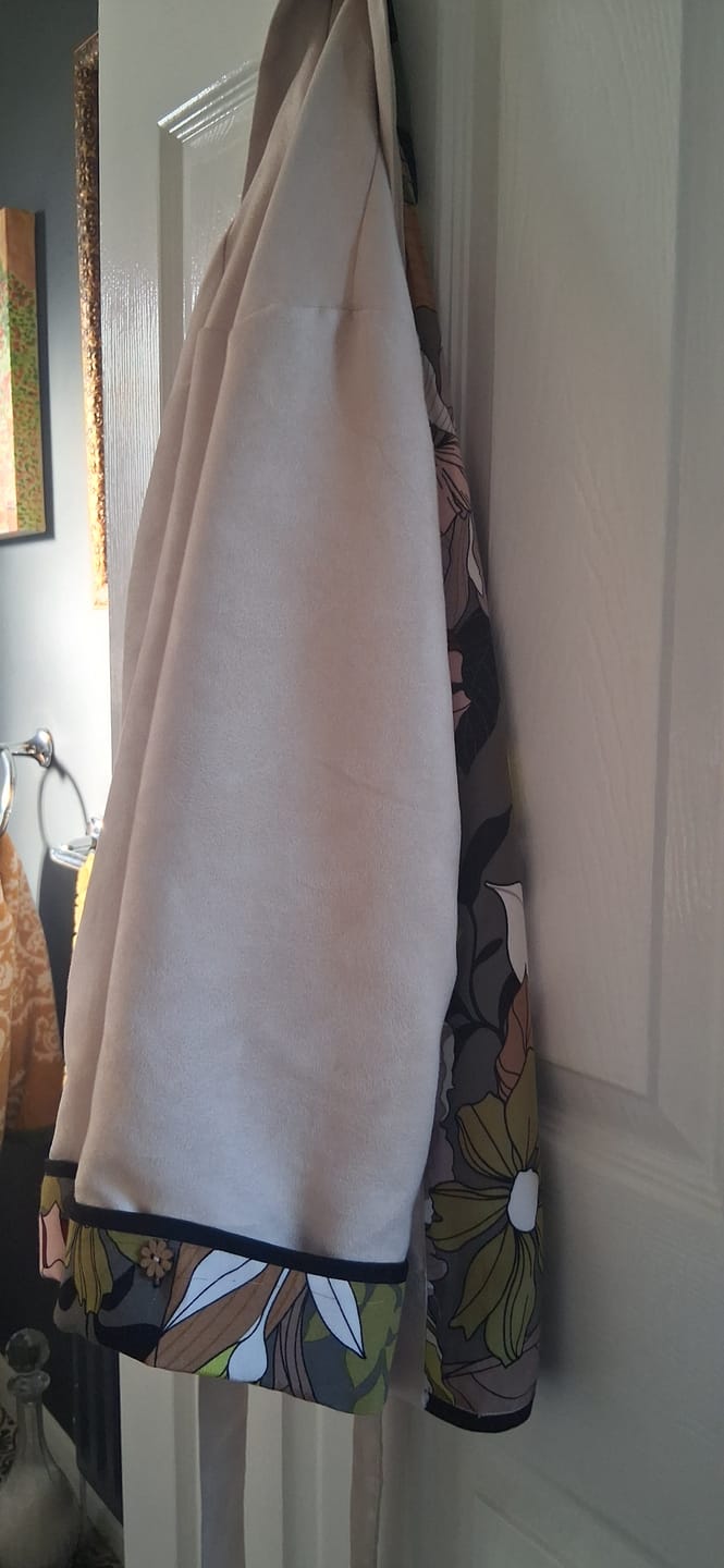 Customer photo review of Luxury Feel Faux Suede Fabric