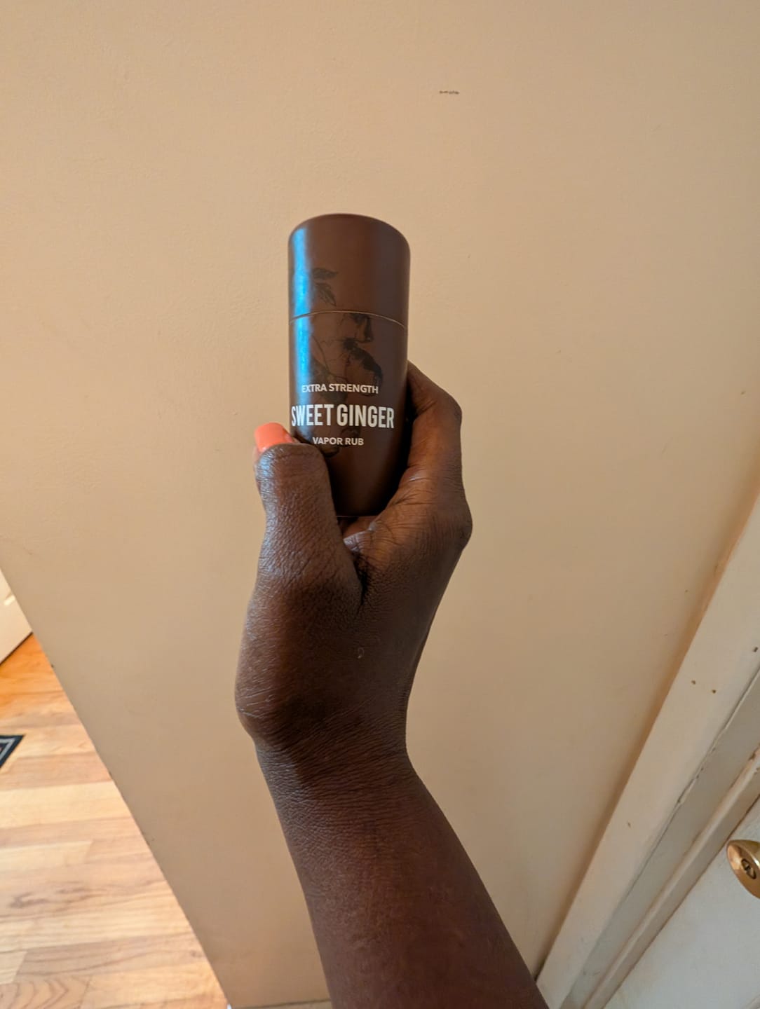 Customer photo review of Extra Strength Sweet Ginger Vapor Rub Stick