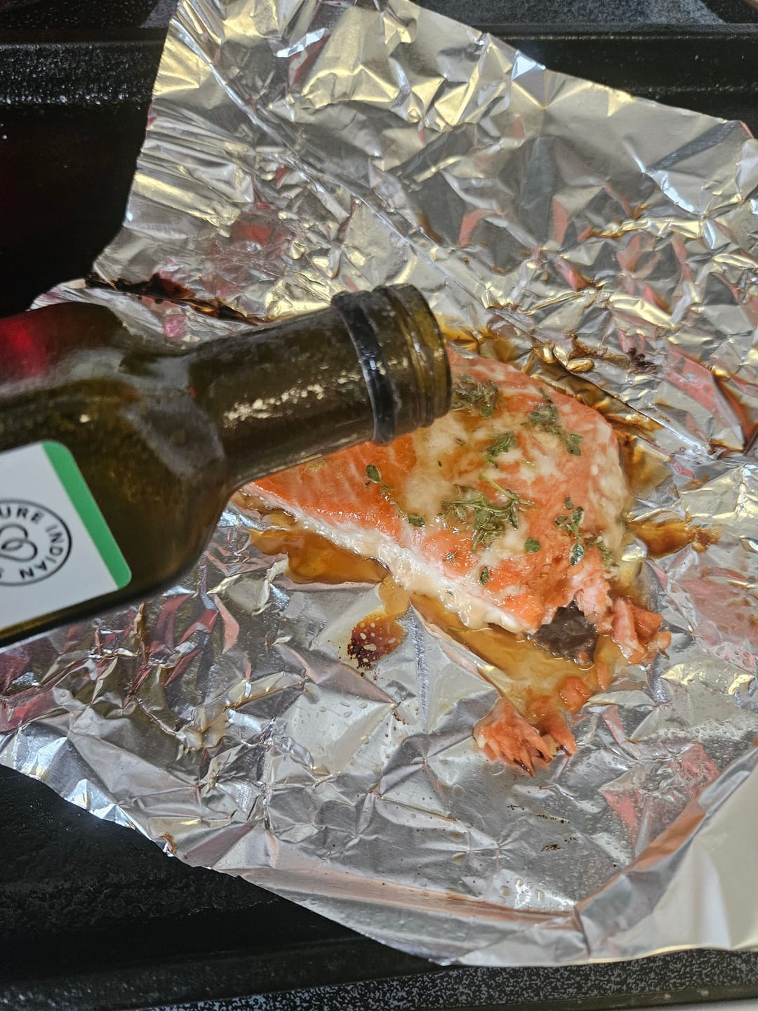 Customer photo review of Polyphenol Rich Extra Virgin Olive Oil, Certified Organic