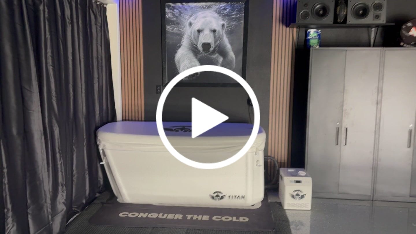Customer video review of Arctic Triumph XL Cold Plunge Tub + Chiller Bundle