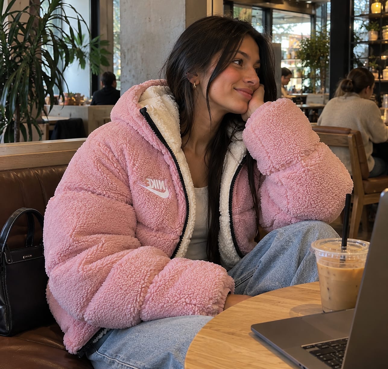 Customer photo review of Nike – Wendbare Sherpa-Pufferjacke