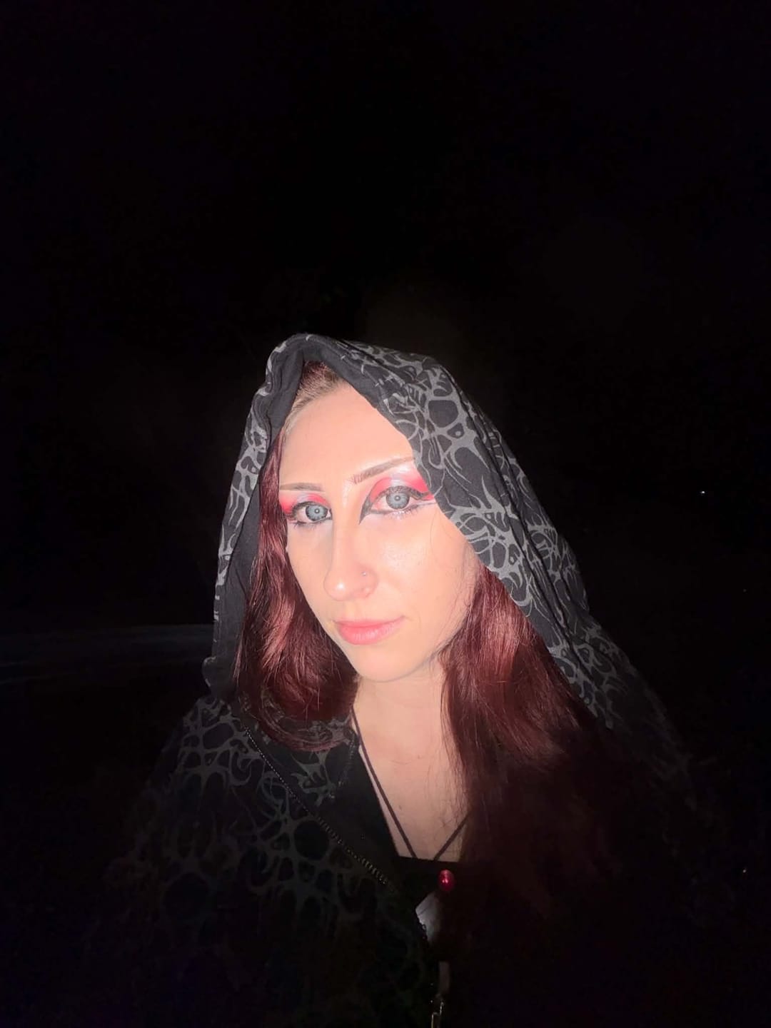 Customer photo review of Cosplay Big Eye Girl Black Prescription Colored Contact Lenses