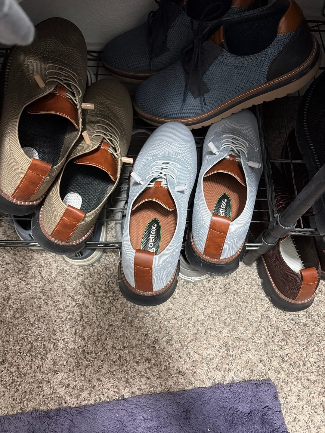 Customer photo review of Ultra Comfy - Healthy and Supportive Walking Shoes (Black Sole Edition)
