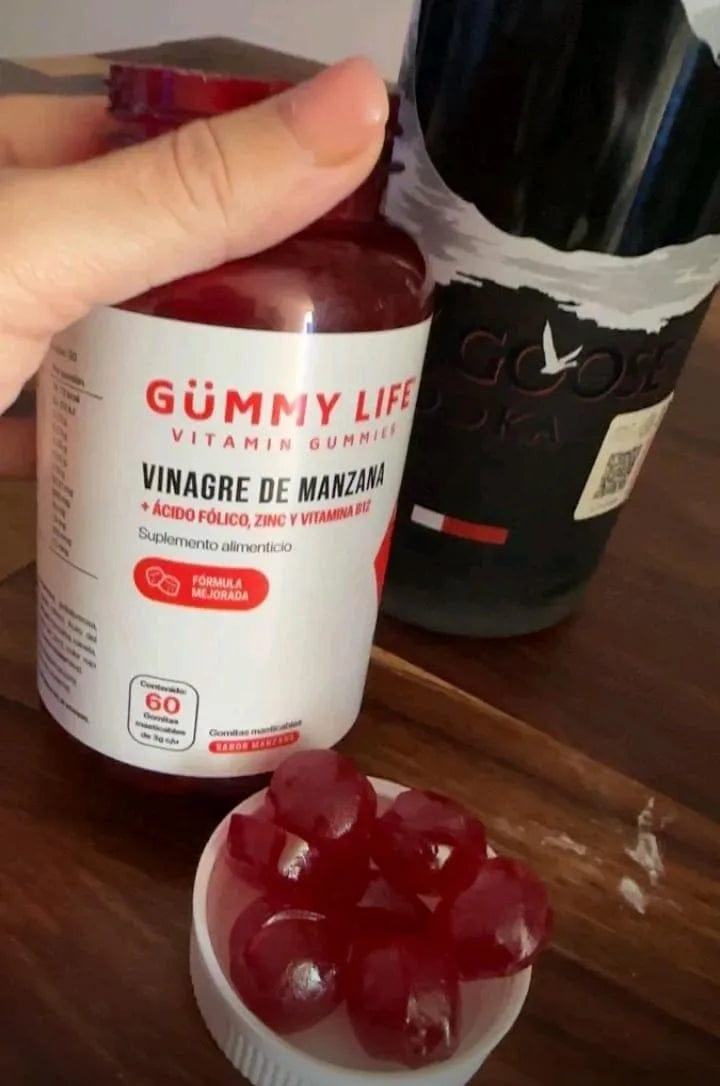 Customer photo review of GOMITAS DE VINAGRE DE MANZANA