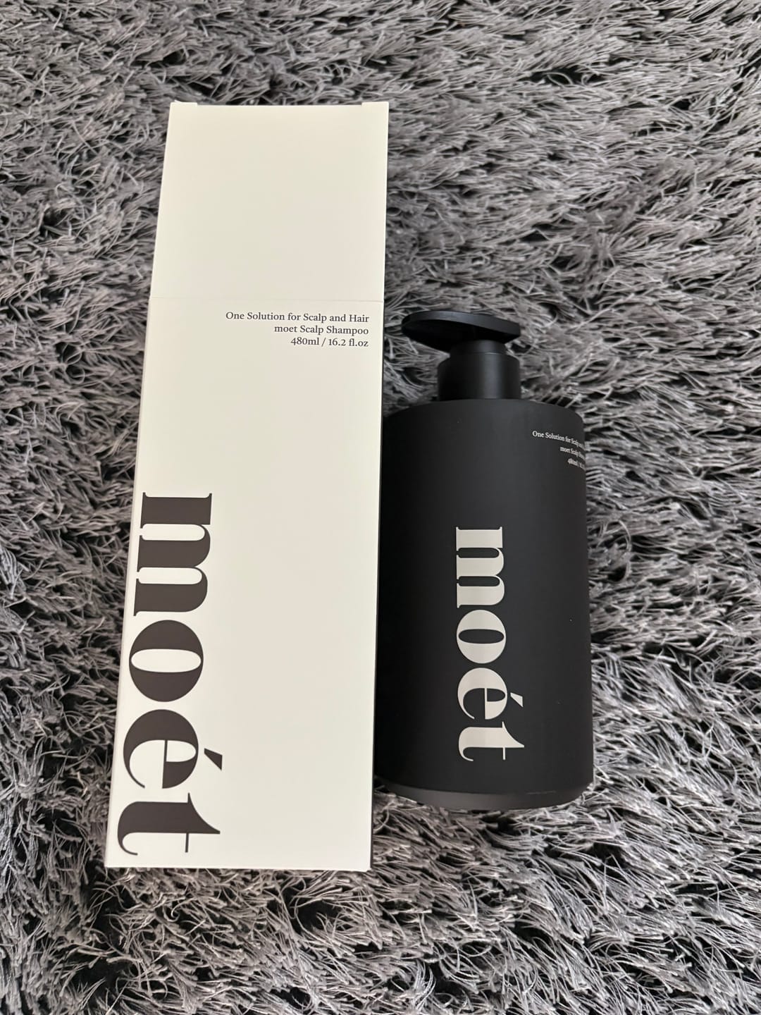 Customer photo review of moét Scalp Shampoo — Sulfate-Free Scalp Care 480ml