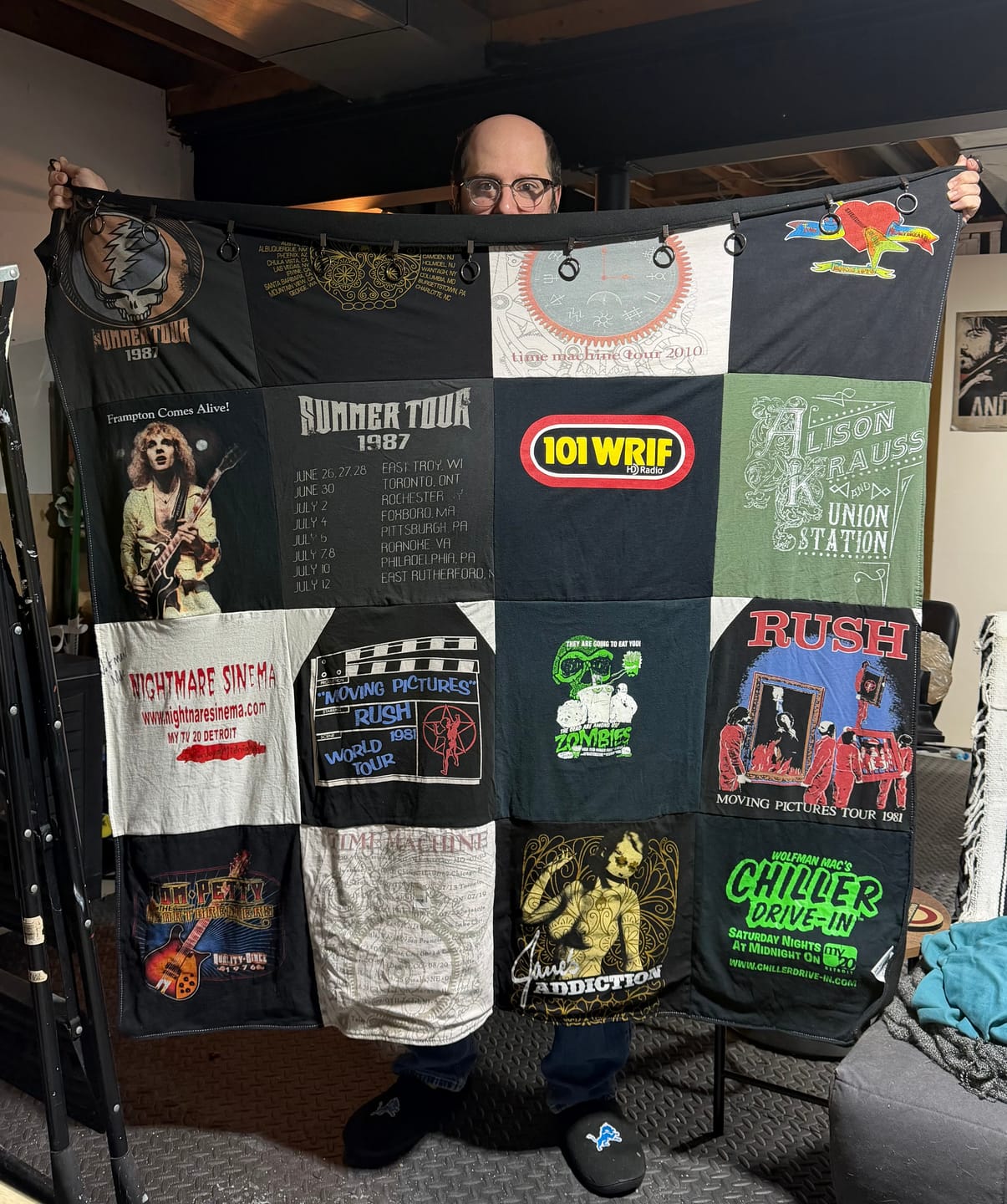 Customer photo review of Project Repat T-Shirt Quilt