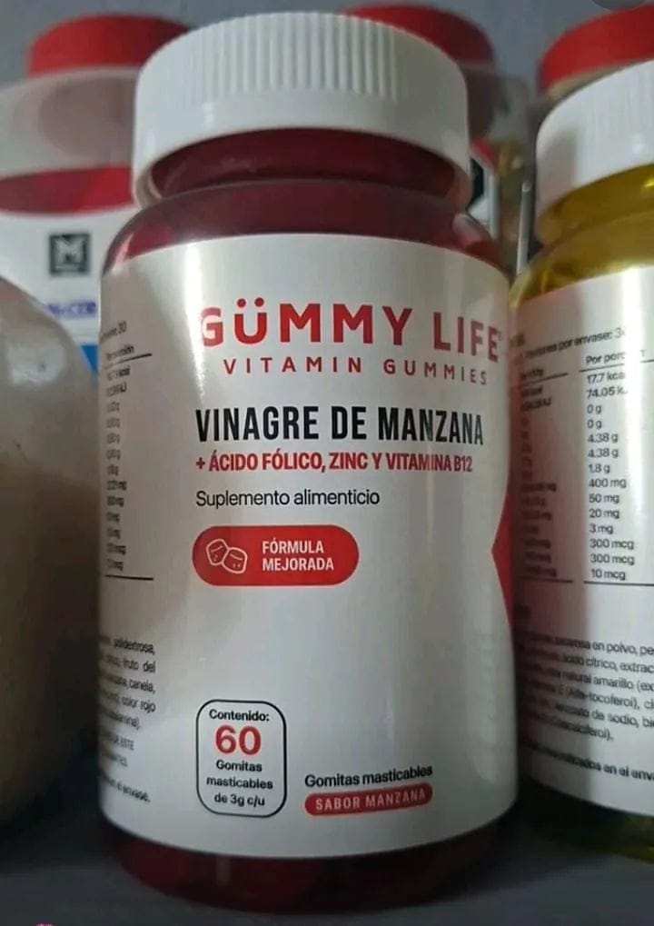 Customer photo review of GOMITAS DE VINAGRE DE MANZANA