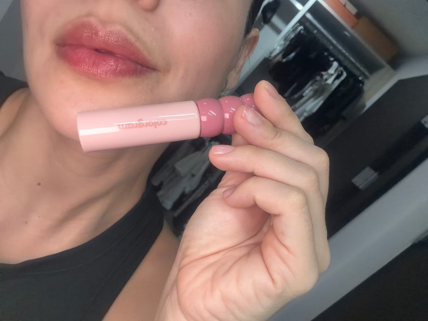 Customer photo review of colorgram | Labios. Fruity Glass Tint 15 Satisfied Fig