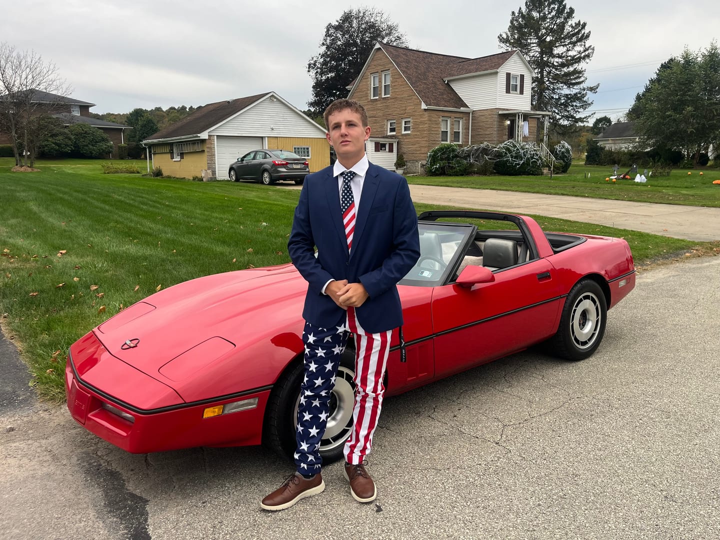 Customer photo review of Birdie Pant - Stars & Stripes