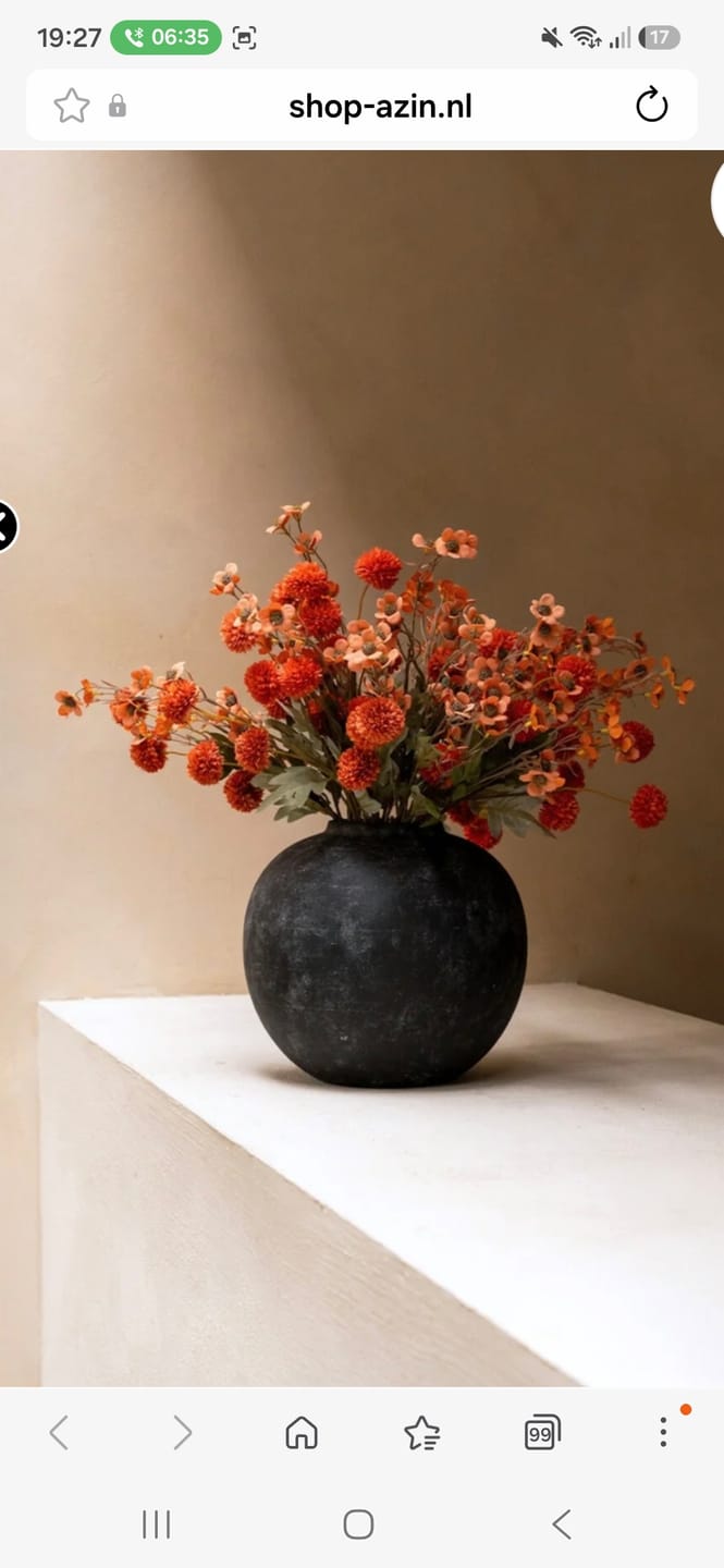 Customer photo review of Wax Arrangement - Terracotta