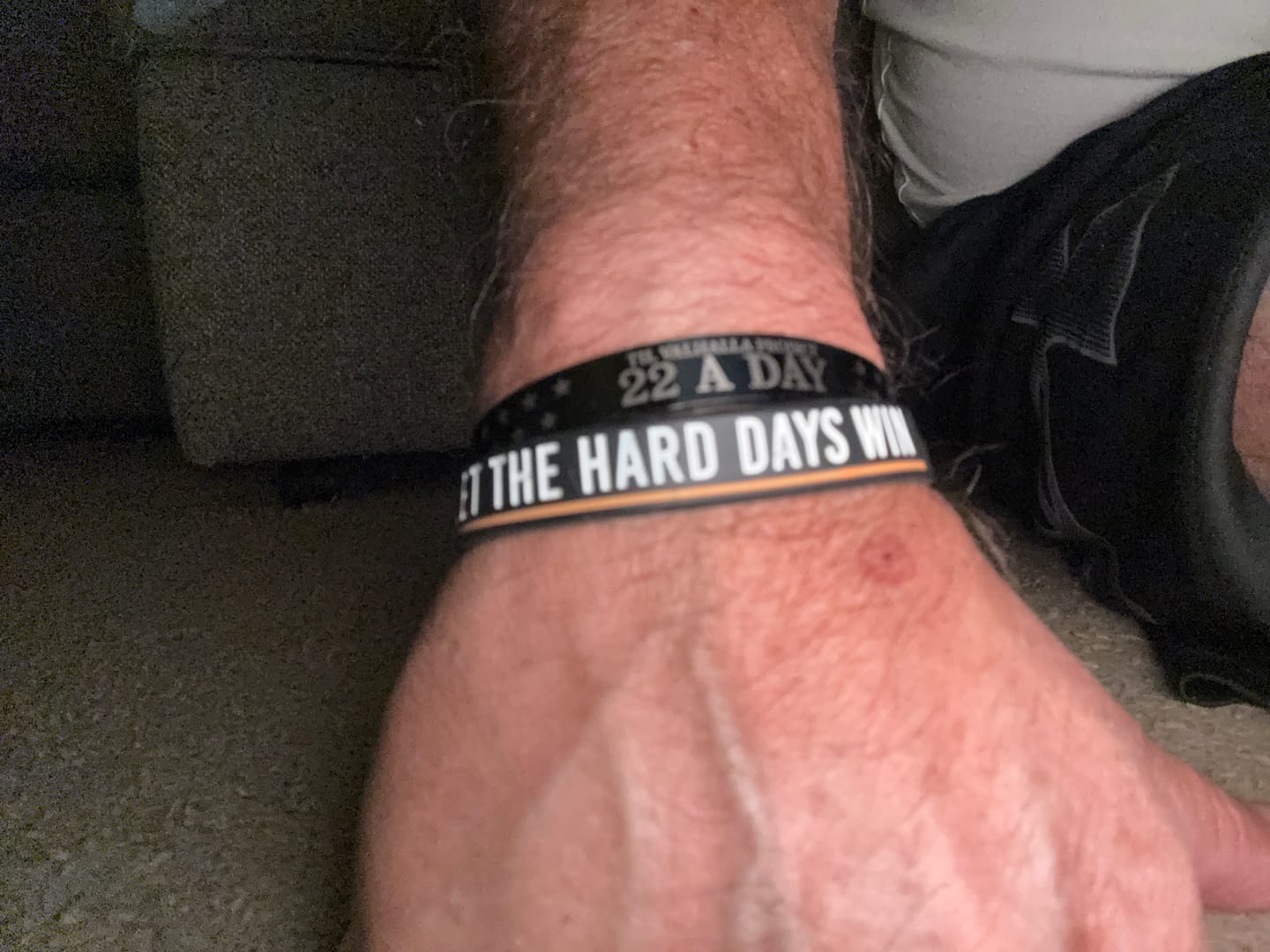 Customer photo review of You Belong Here - Silicone Bracelet