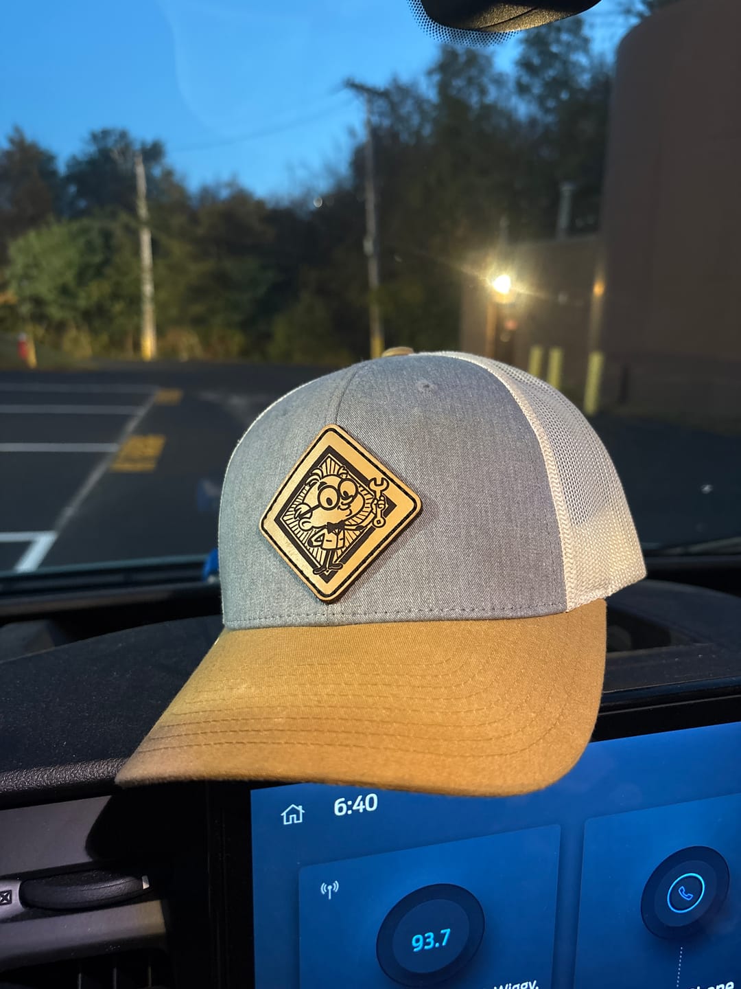 Customer photo review of Richardson 115 Custom Leather Patch Hats