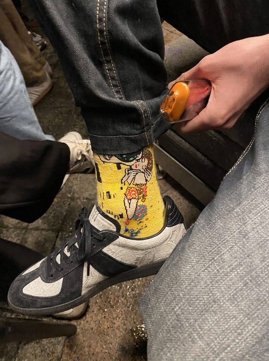 Customer photo review of Famous paintings socks
