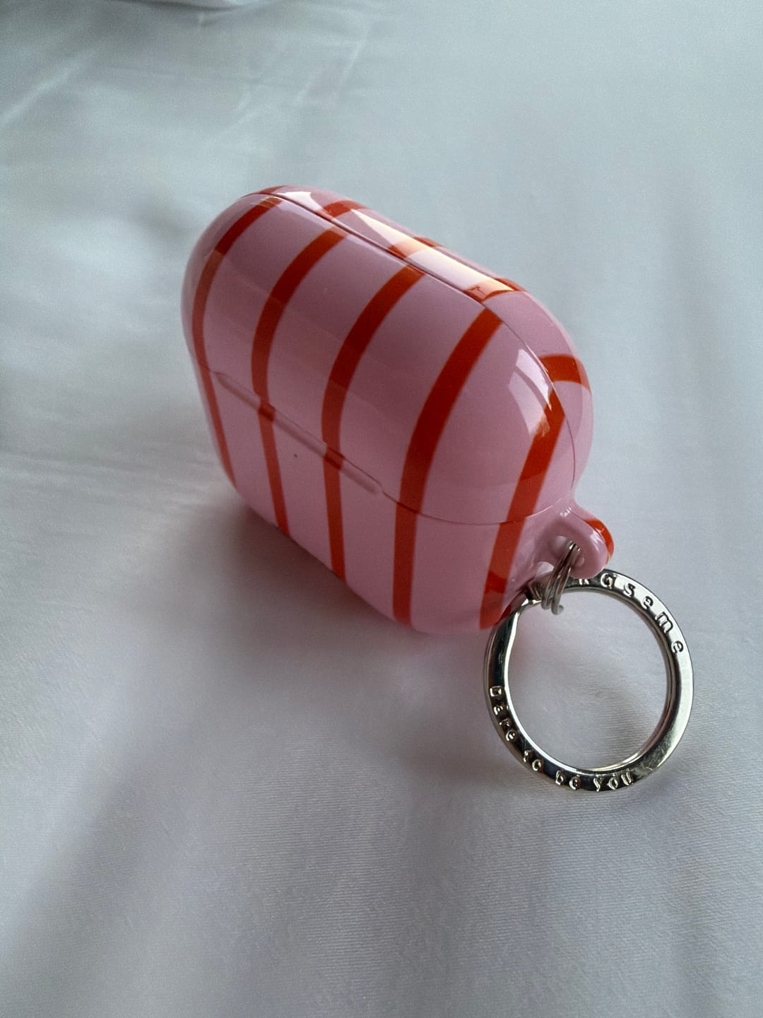Customer photo review of Dolce Striscia AirPods Case