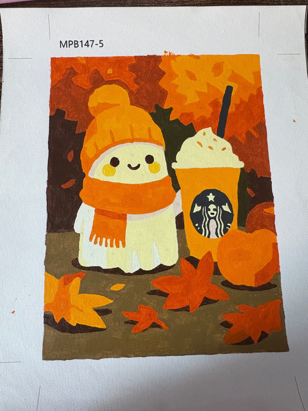 Customer photo review of 6 Mini Paintings - Spooky Autumn Set