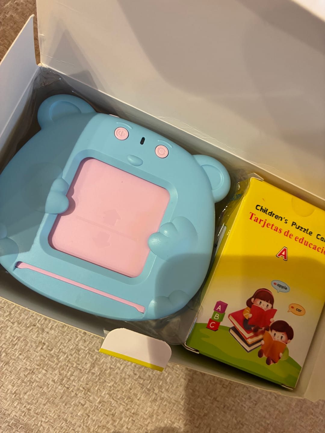 Customer photo review of 🗣️ LECTOR EDUCATIVO DE TARJETAS PARLANTES✨