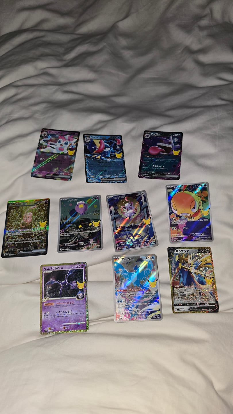 Customer photo review of Pokemon TCG 30th Celebration M6A Booster Box - Japanese Cards