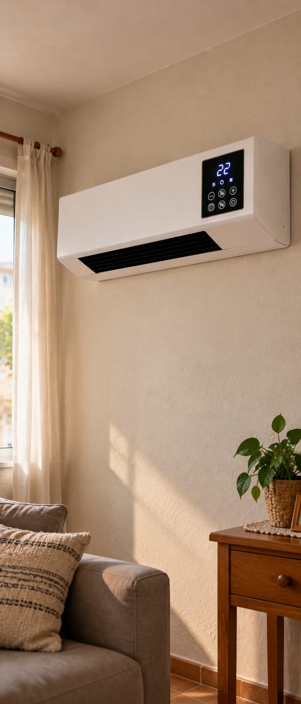 Customer photo review of Climatizador de Pared 2 en 1 - 1800W