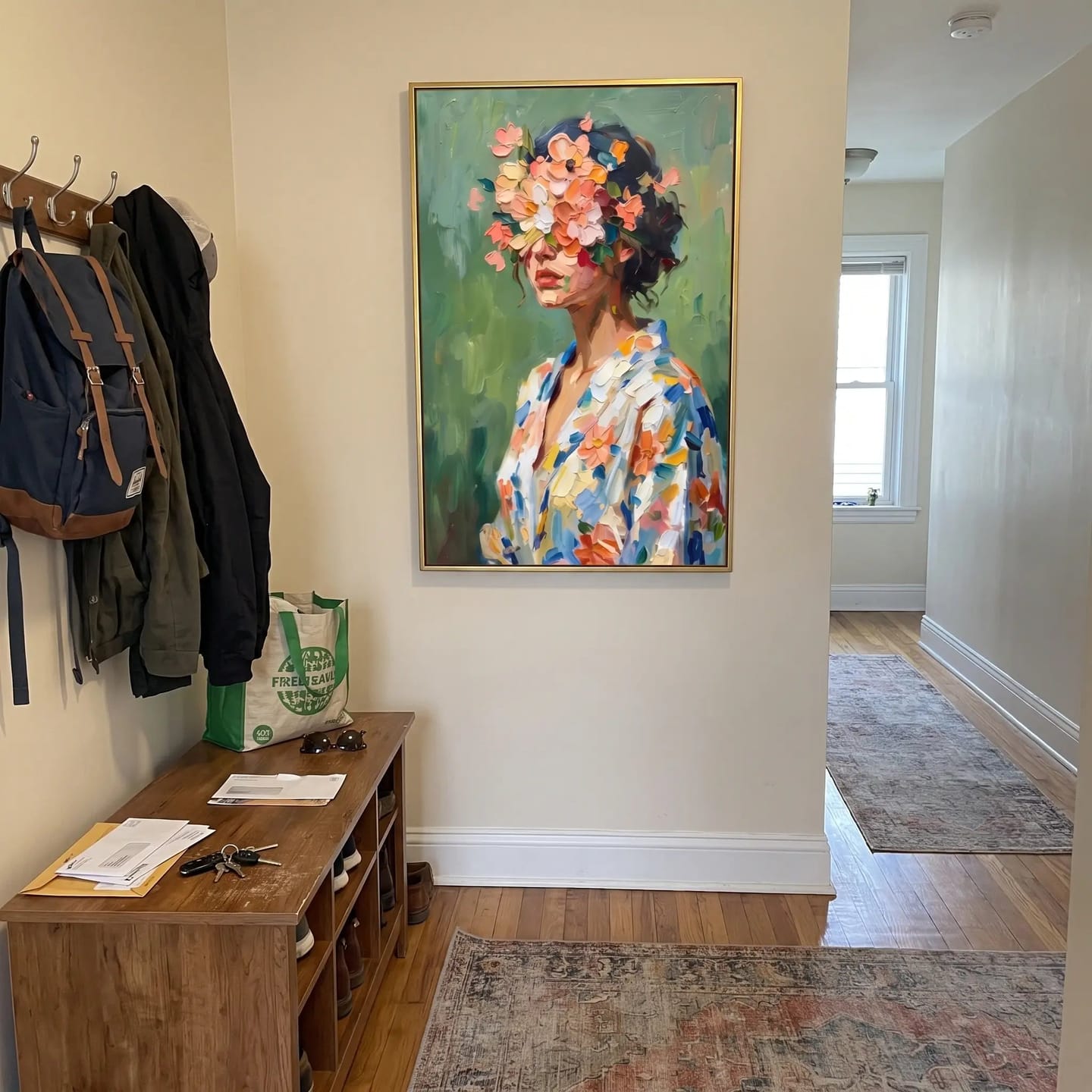 Customer photo review of Portrait Art Floral Figures in Profile #PR416