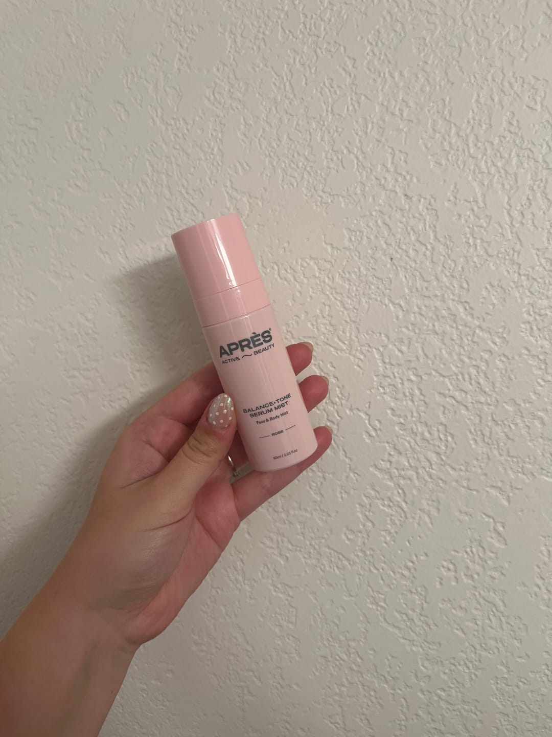 Customer photo review of Balancing Serum Face + Body Mist