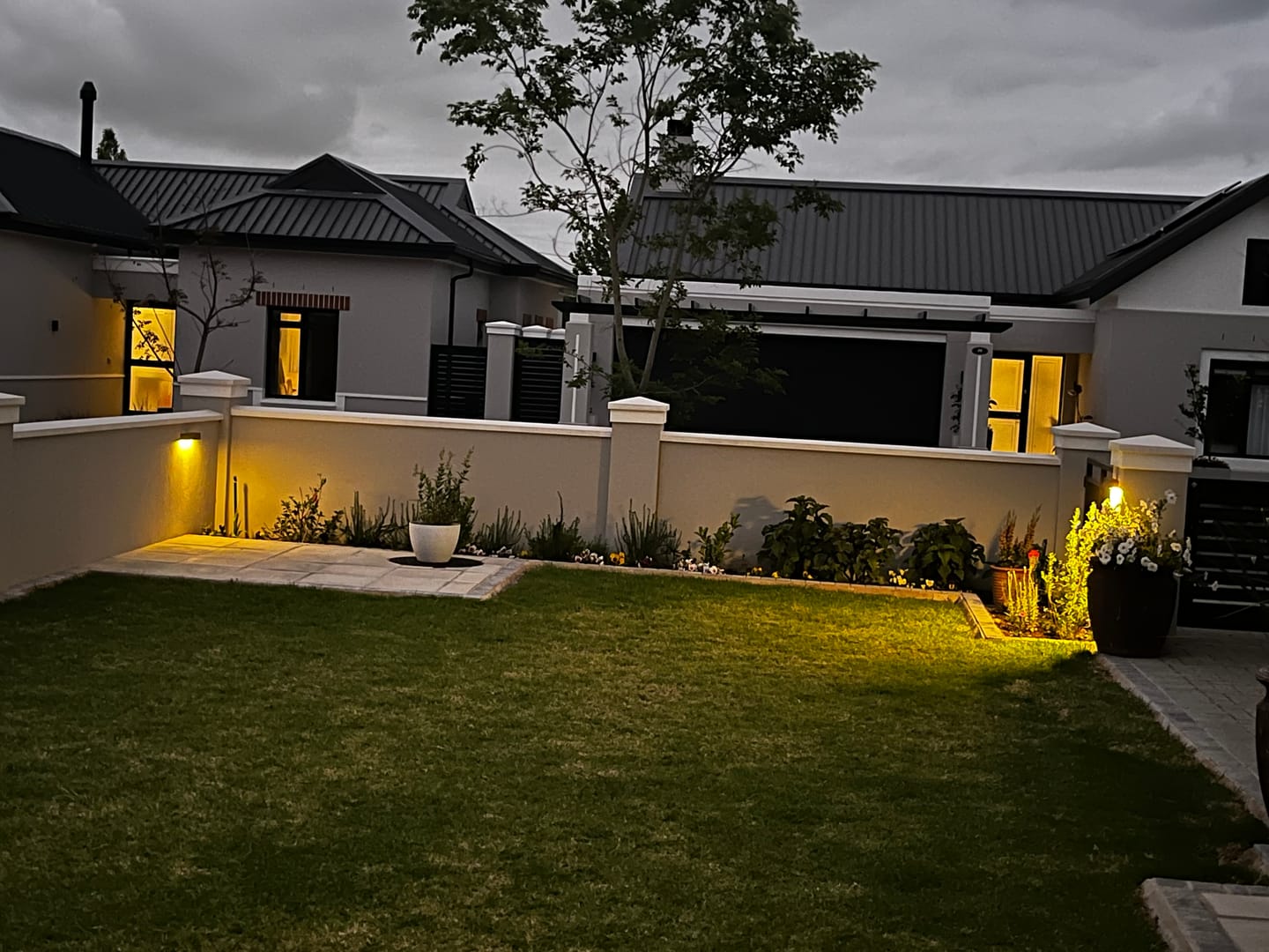 Customer photo review of Solar Wall Light with Motion Sensor