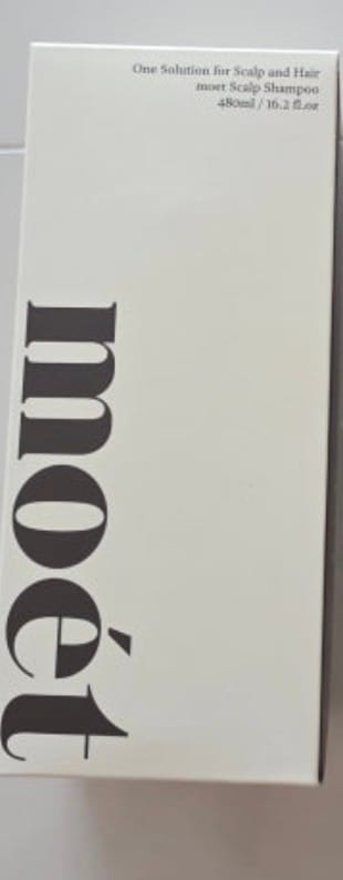 Customer photo review of moét Scalp Shampoo — Sulfate-Free Scalp Care 480ml