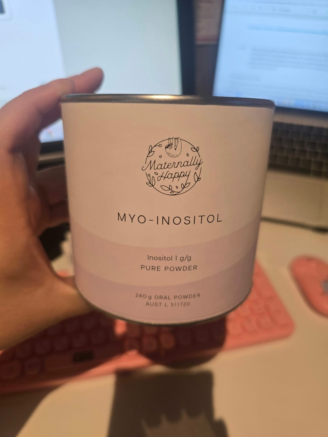 Customer photo review of 3 x Myo-Inositol