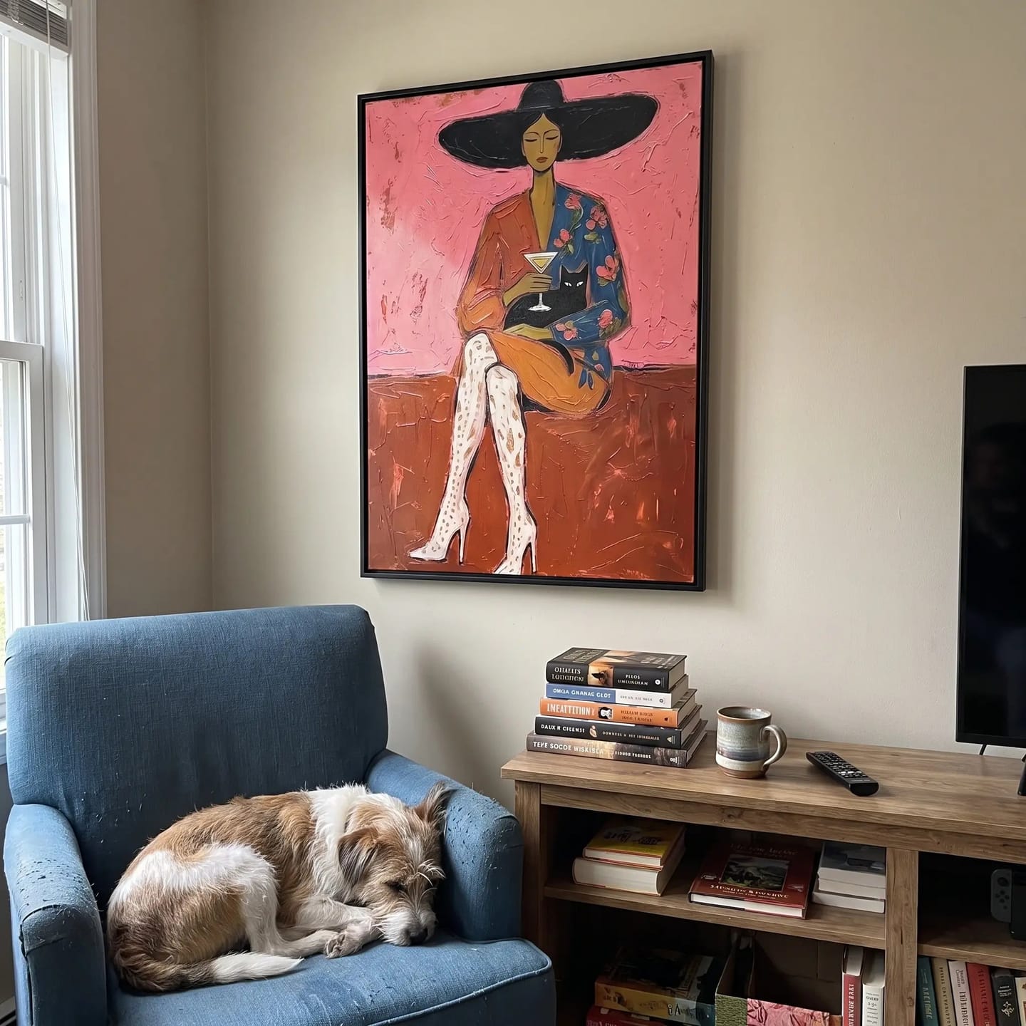 Customer photo review of Pop Art Cocktail Cat Companion #PO054