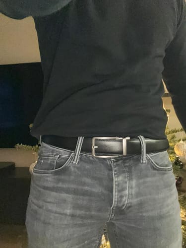 Customer photo review of #1 Sinterklaas Cadeau voor Mannen - De Highbuckle Original Herenriem