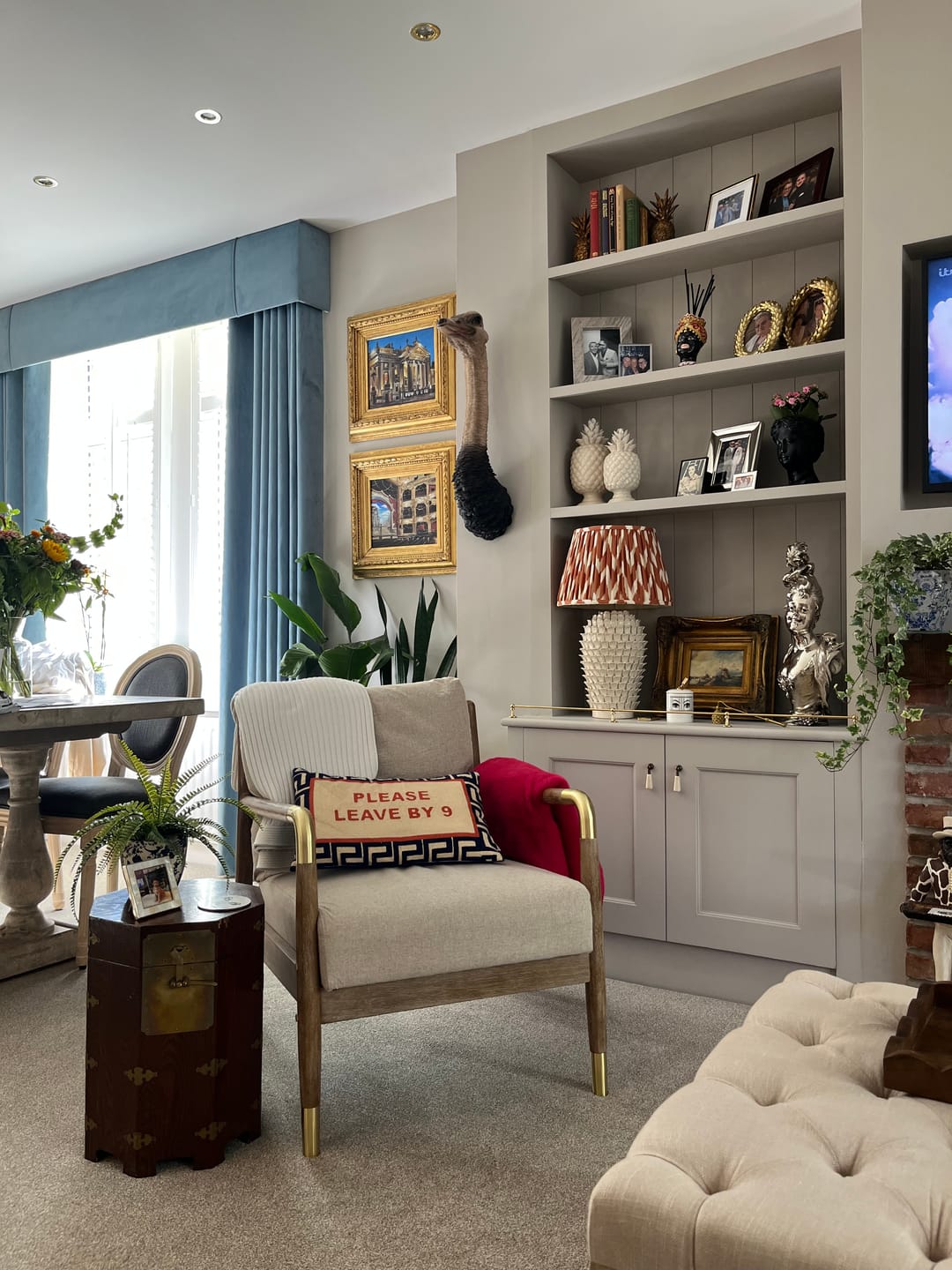 Customer photo review of Victorian Gallery Shelf Rail | Polished Brass