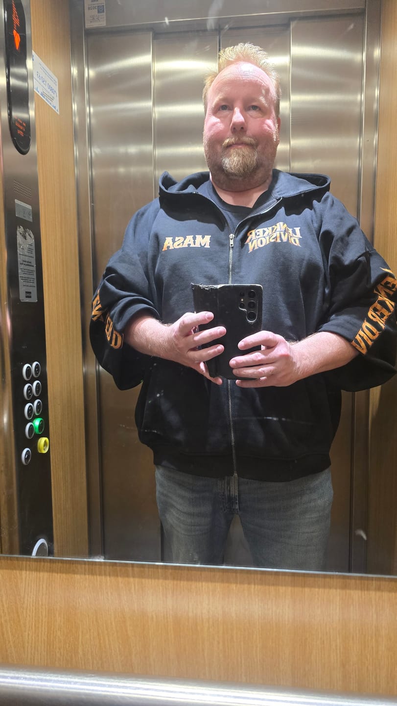Customer photo review of Custom 90’s Oversized Zip Hoodie – Design Your Own – 460 GSM