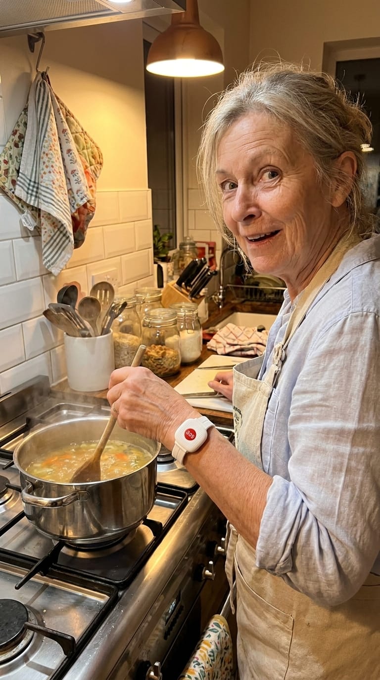 Customer photo review of Snoova SafeTap™ – SOS Alert Bracelet for Seniors
